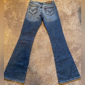 Juniors Levi Superlow  Bootcut 518 jeans size 1M